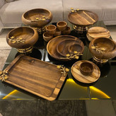 سرویس چوبی شکوفه و لیلیوم و ستاره و گنجشک