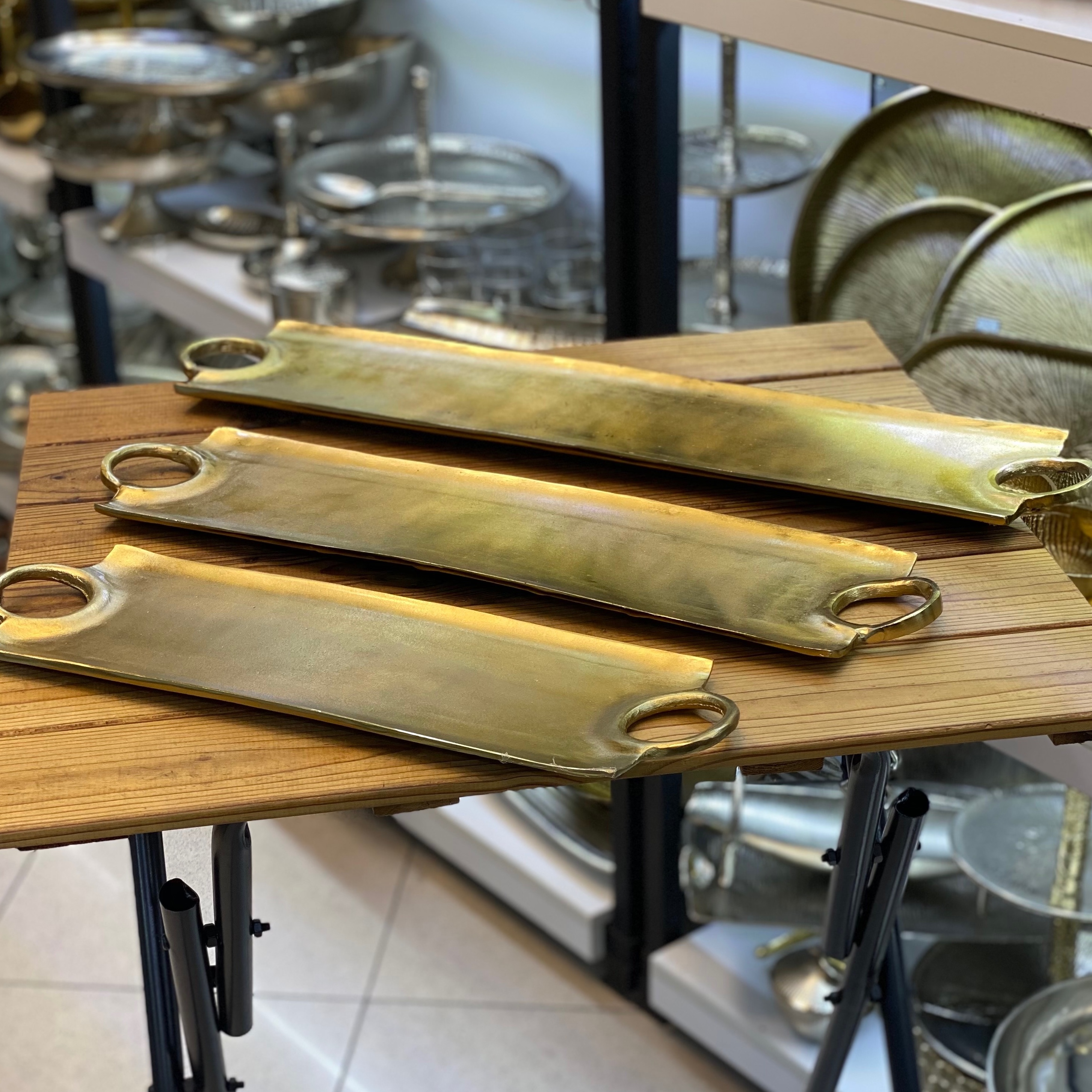 سرویس سه تکه چهار گوش و مستطیل ساده دسته دار