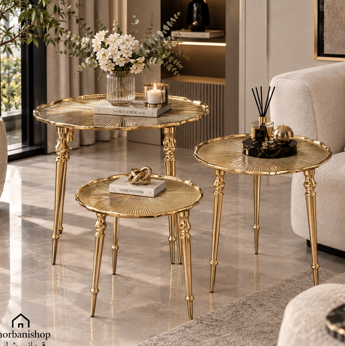 عسلی نیلوفر طلایی